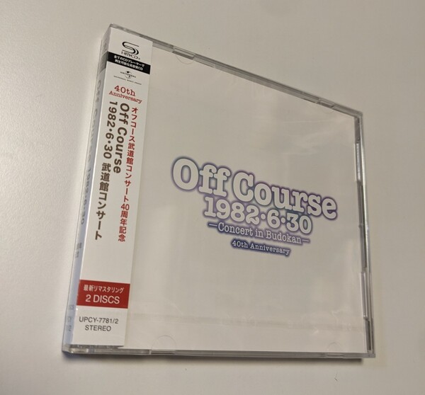 MR 匿名配送 2CD オフコース Off Course 1982・6・30 武道館コンサート40th Anniversary SHM-CD 4988031509463