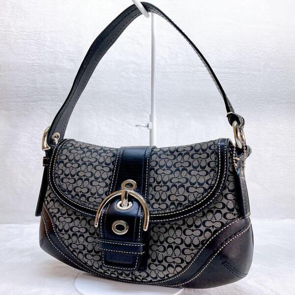 美品COACH コーチ ソーホー ワンショルダー バッグ レザー y2k