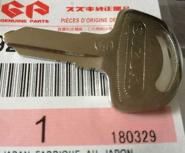 ペイペイ GS750 GS750E GT550 SUZUKI 純正 ブランク キー スペアキー GS550 GS400 GS425 GS400L GT380 RG250