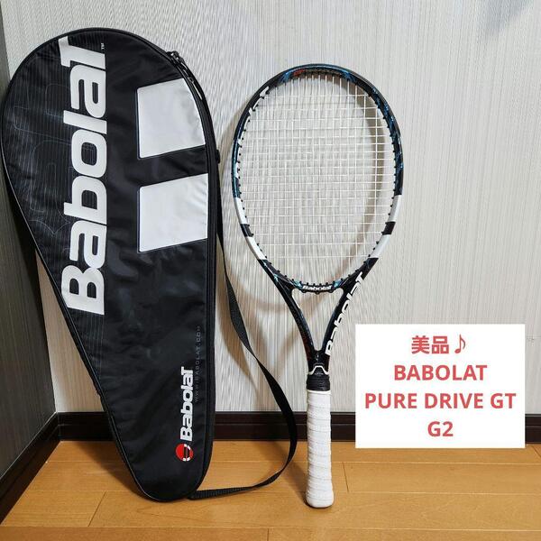 【美品】BABOLAT バボラ ピュアドライブ GT ラケット 2012年 pure drive 硬式テニス G2