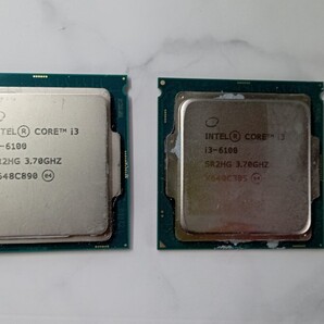 K3941 INTEL CPU CORE i3-6100 3.70GHZ 2個セット インテル 動作品 現状品 送料無料