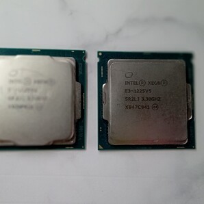 K3944 INTEL XEON E3-1225V5 3.30GHZ 2個セット インテル 動作品 現状品 送料無料