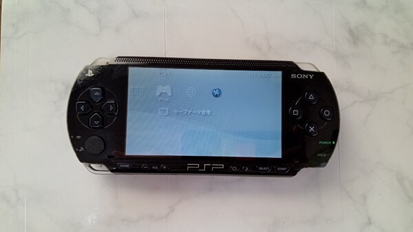 K4118 SONY PSP-1000 本体&電池パック PlayStation Portable 動作確認&初期化OK ソニー/プレイステーションポータブル 現状品 送料無料