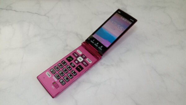 K4120 au SIMフリー 簡単ケータイ KYF38 KYOCERA 簡易確認&簡易清掃&初期化OK 判定○ 送料無料 WebにてSIMロック解除受付手続済み