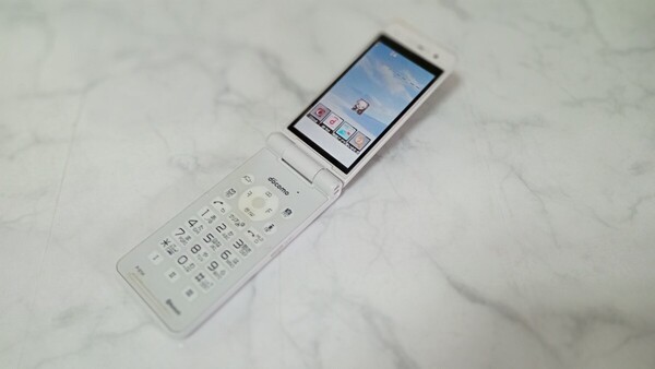 K4158 docomo FOMA P-01H Panasonic/パナソニック/ケータイ/ 簡易動作確認&簡易清掃&初期化OK 判定○ 現状品 送料無料