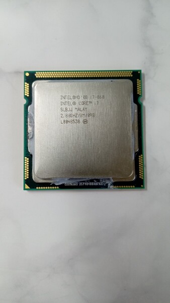 K3933 INTEL CPU CORE i7-860 2.80GHZ インテル 動作品 現状品 送料無料