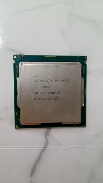 K3966 INTEL CPU CORE i7-9700K 3.60GHZ インテル 動作品 現状品 送料無料