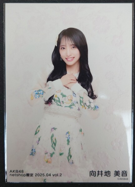 向井地美音 AKB48 2025年4月netshop限定 エンボス加工 L版カード(生写真) ヤフオク 転載厳禁