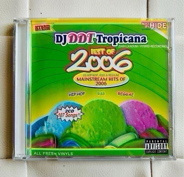 送料無料 / DJ DDT-TROPICANA / BEST OF 2006 -US HIP HOP, R&B MIX / 2枚組 MIXCD