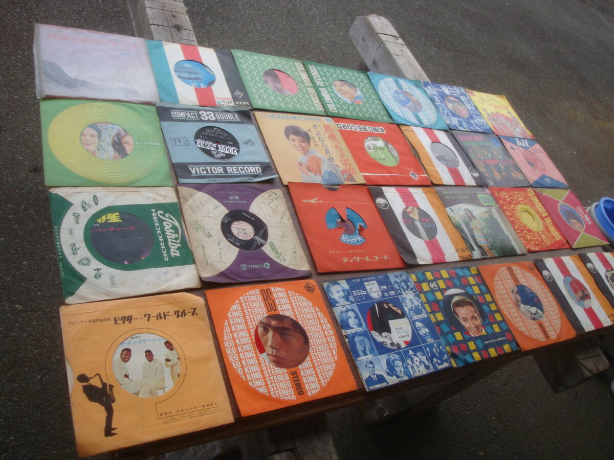 希少品まとめ売【 掘り出し物】EPレコードドーナツ盤　60s〜　40枚セット 希少品まとめ売【 掘り出し物】EPレコードドーナツ盤 60s〜 40枚