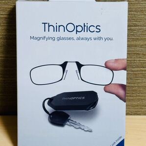 鍵につけれる拡大鏡 Thin Optics キーチェーンタイプ 携帯 軽量 (+1.50)