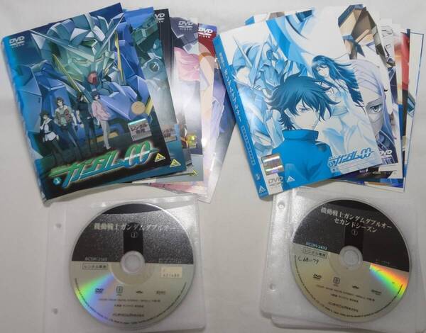 送料無料 レンタル落ち中古DVD 機動戦士ガンダム 00 ダブルオー 1期 &2期 &劇場版 全15巻セット