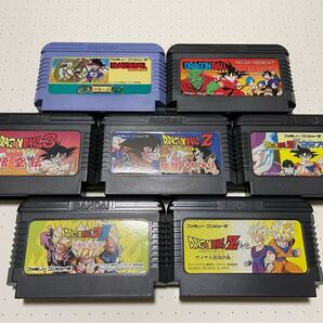 ☆FC 名作 人気作 美品 DRAGON BALL ドラゴンボール 1 2 3 Z Ⅰ Ⅱ Ⅲ 外伝 セット アクション RPG ☆動作確認済 端子・除菌清掃済