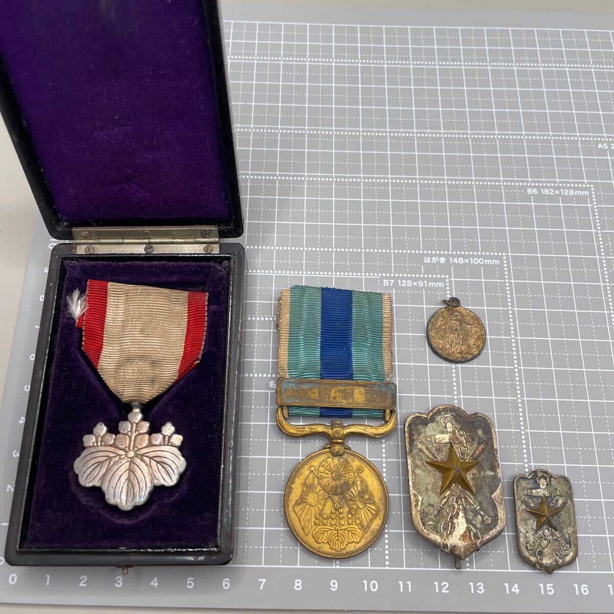 珍品！【勲章5点】 勲章 旧日本軍 コレクション 記章 大日本帝国