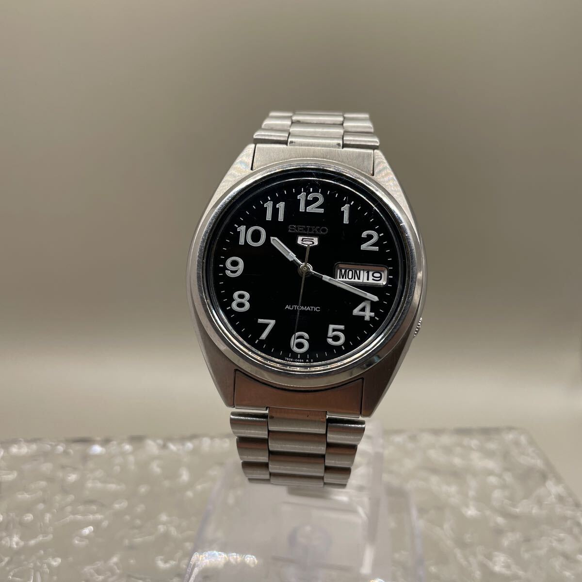 SEIKO 5 自動巻き 7S26-3180 黒文字盤 デイデイト Yahoo!オークション -「7s26-3180」の落札相場・落札価格