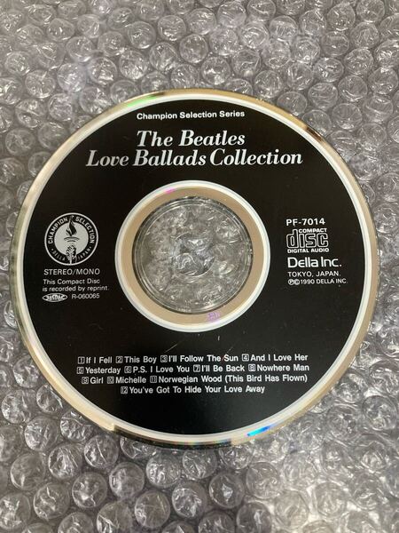 CD Love Ballads Collection The Beatles/ザ・ビートルズ ディスクのみ付属品なし