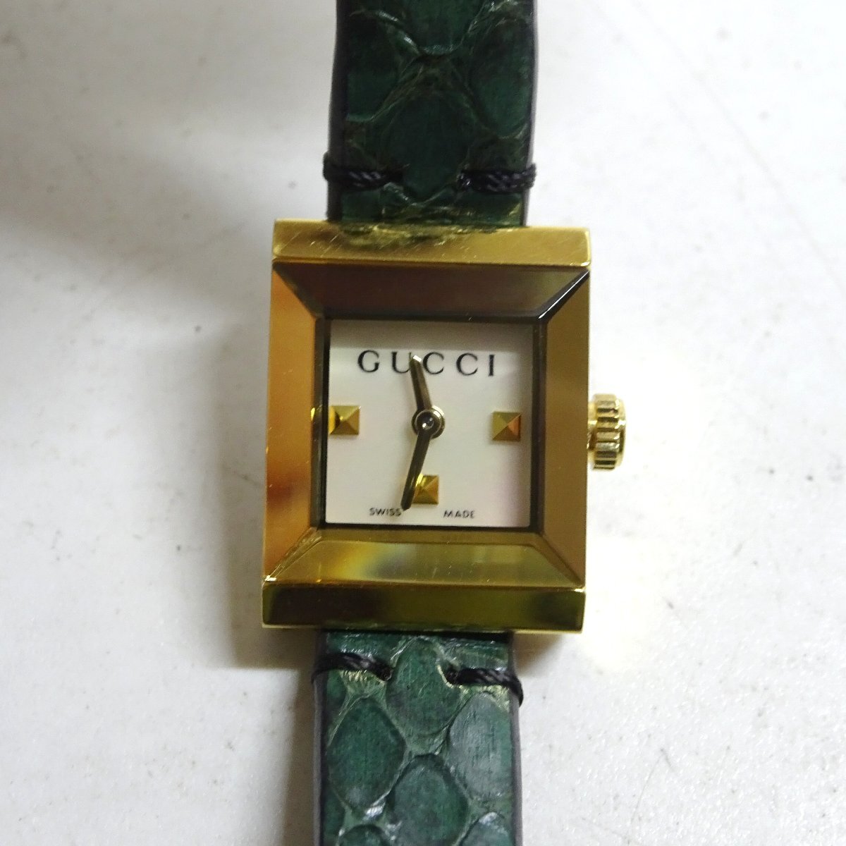 GUCCI グッチ 128.5 クォーツ 腕時計 稼動品