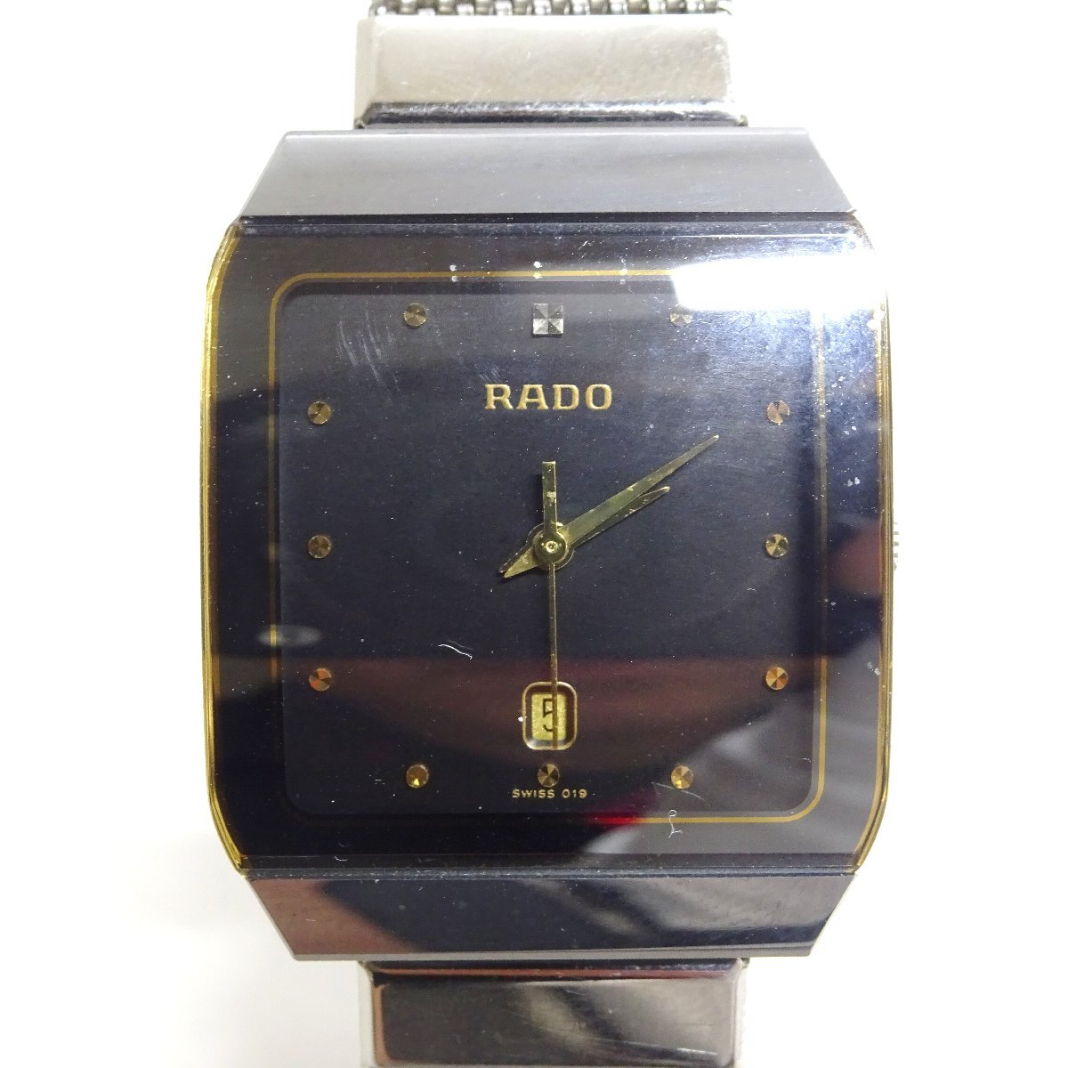 【超希少】ラドー　ダイアスター　152.0366.3 箱劣化　コマ付　ブラック Yahoo!オークション - RADO ラドー 152.0366.3 ダイヤスター GP