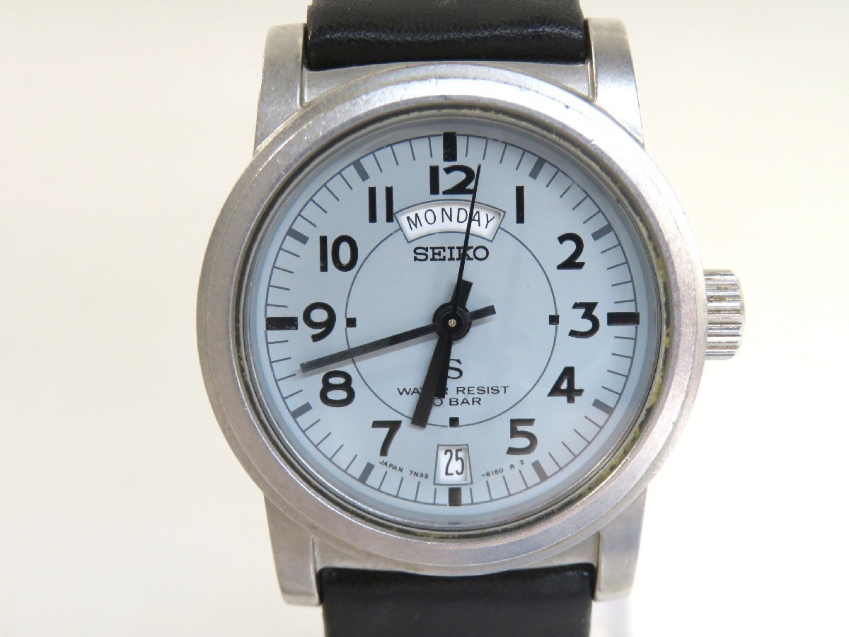 SEIKO】セイコー ユニセックス腕時計 クォーツ SUS サス 7N33