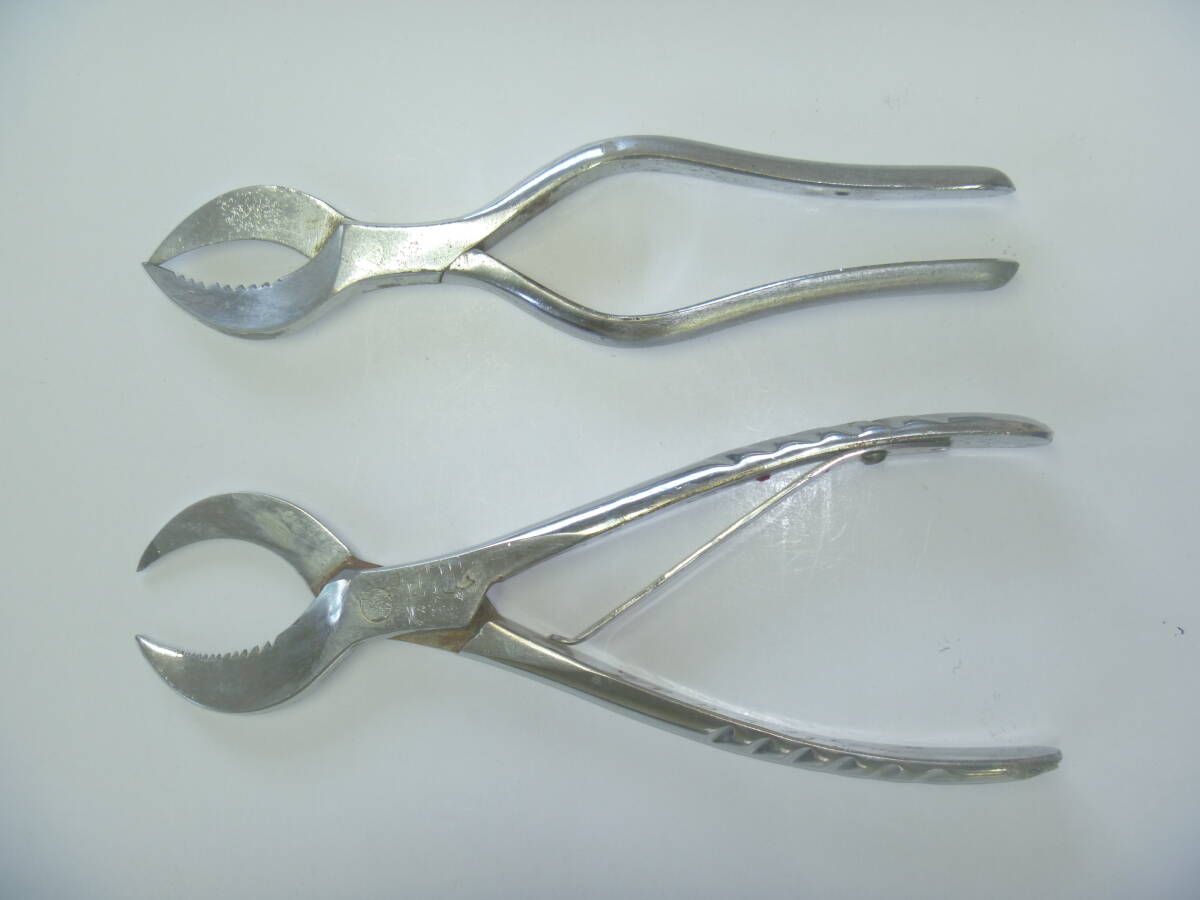 E714] 送料込 YDM 石膏鉗子 L 石こうカンシ 歯科技工 デンチャー