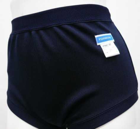 新品・LL・トンボブランド…学販スクール用女子ニットショーツブルマー・濃紺