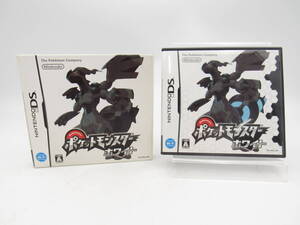 ZA1440/ニンテンドーDS ポケットモンスター ホワイト 箱 取説付 ソフト ゲーム Nintendo 任天堂 保管品