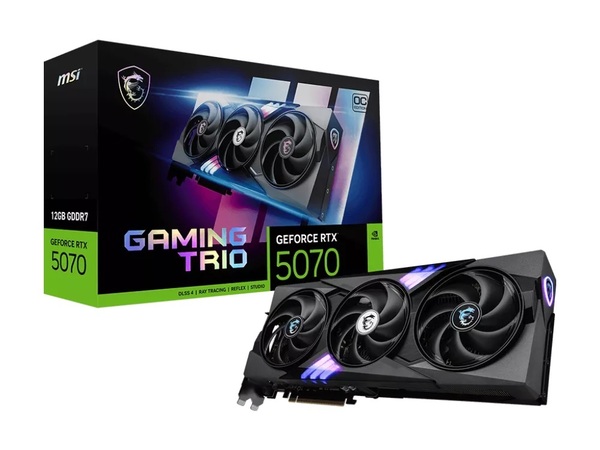 MSI GeForce RTX 5070 12G GAMING TRIO OC Edition グラフィックスボード