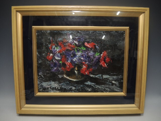 肉筆油彩画【静物画】直筆サインあり Yahoo!オークション -「油絵 肉筆」(静物画) (油彩)の落札相場