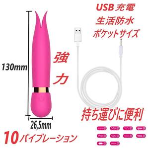 小型マッサージ器、充電式、コードレス