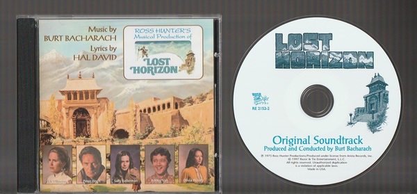 即決 BURT BACHARACH バート・バカラック LOST HORIZON 失われた地平線 オリジナル・サウンドトラック 1973年 輸入盤CD