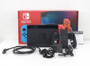 任天堂 Nintendo Switch/ニンテンドースイッチ HAC-001(-1) HAD-S-KABAA ネオンレッド/ネオンブルー本体 2022年製 バッテリー強化型