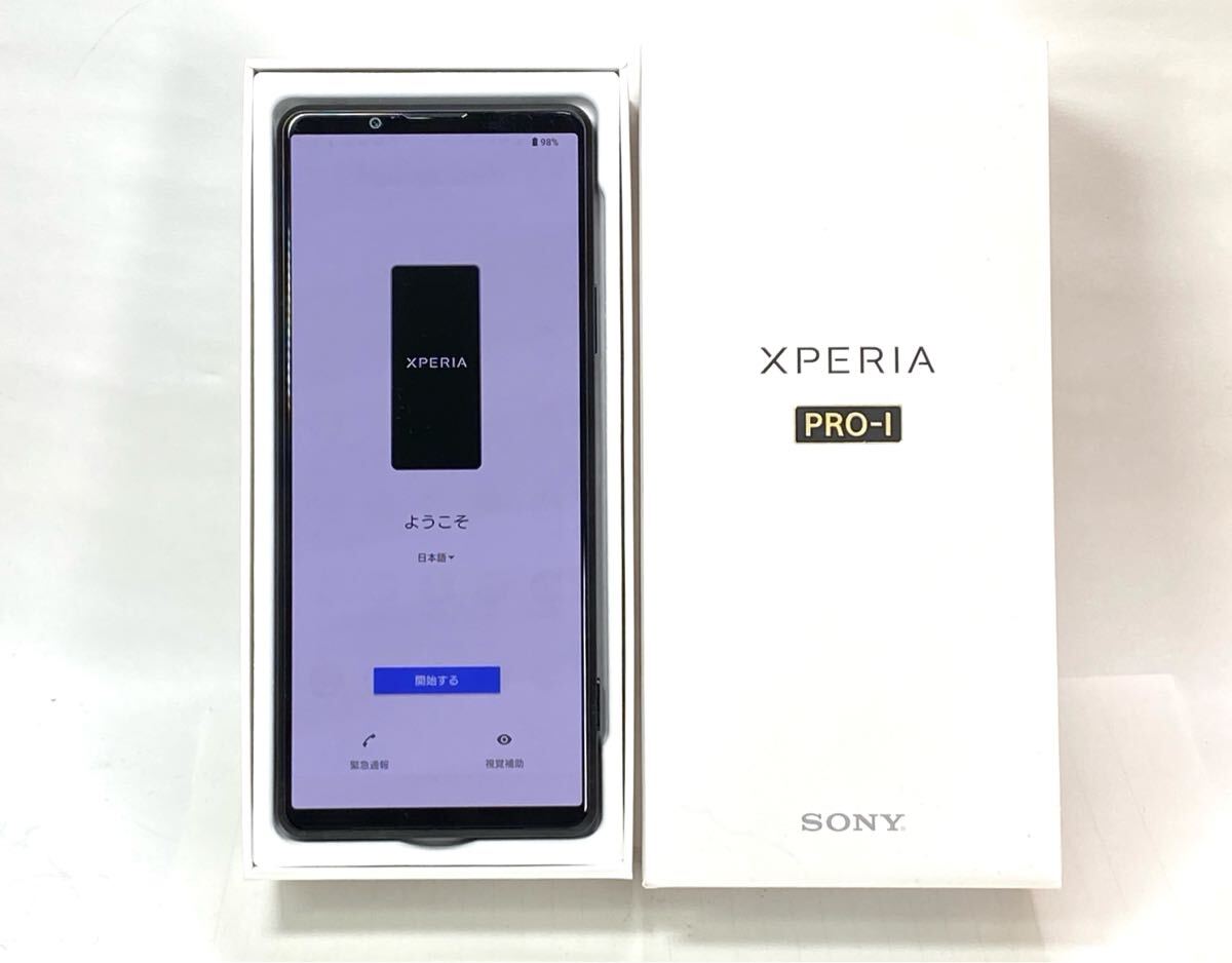 SONY XPERIA PRO-1 XQ-BE42 箱付き　SIMフリー Amazon.co.jp: Sony Xperia PRO-I SIM Free Smartphone XQ-BE42