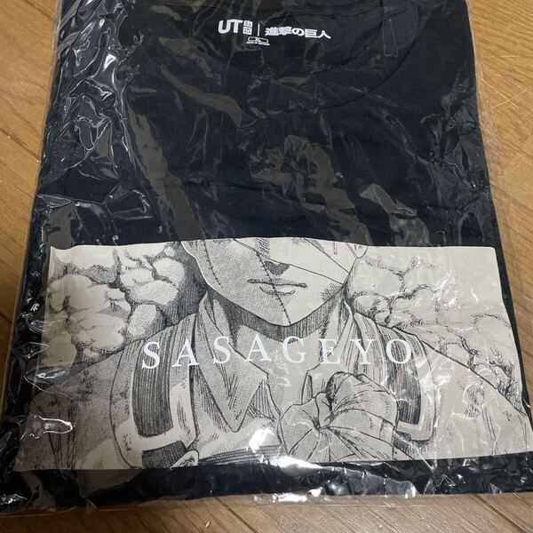 進撃の巨人 ユニクロ tシャツ リヴァイ SASAGEYO XL