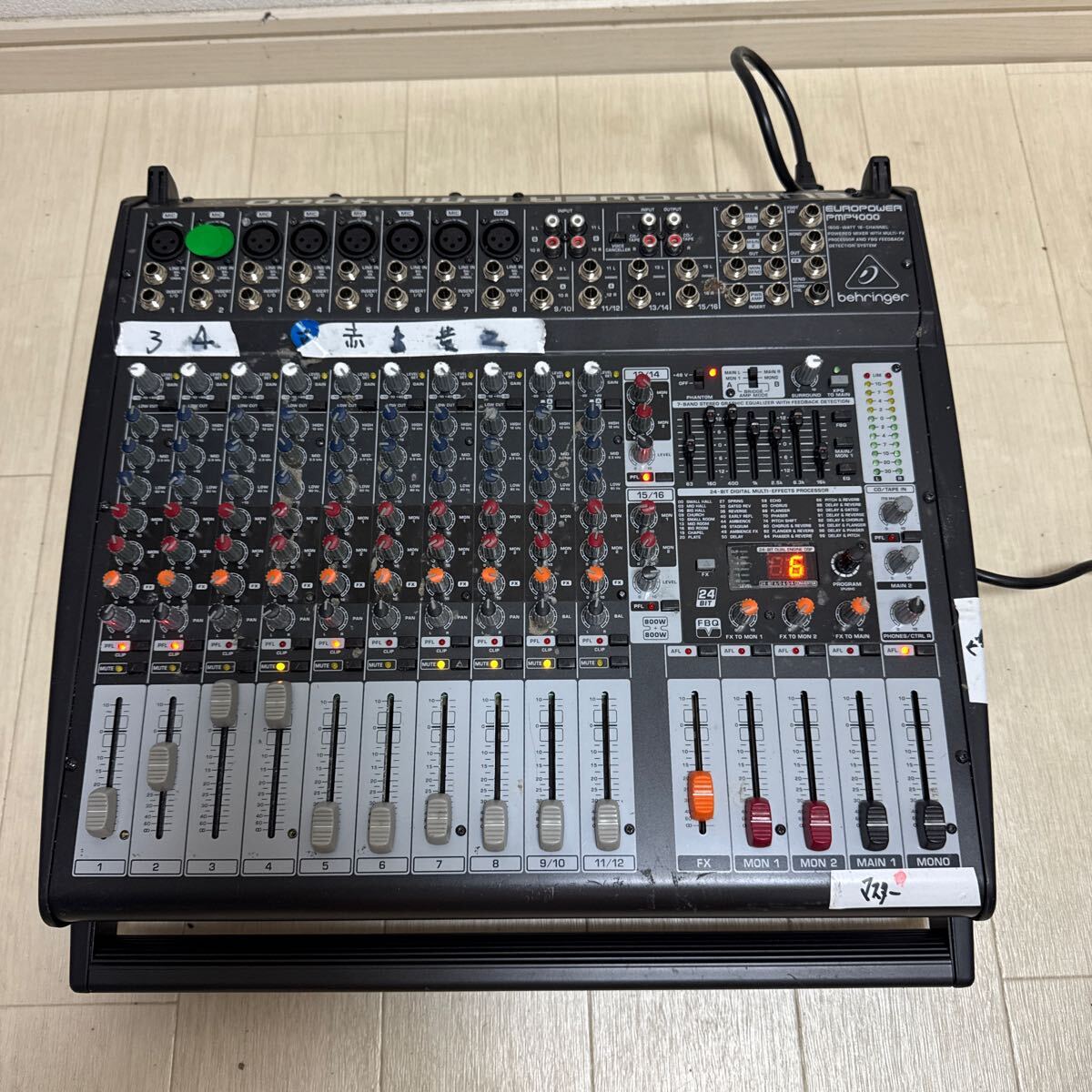 【中古動作確認済み】PMP4000 EUROPOWER パワードミキサー Yahoo!オークション -「pmp4000」(ミキサー) (レコーディング