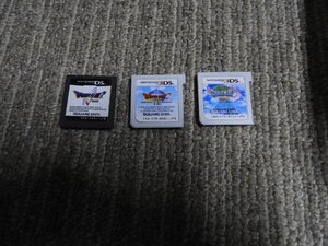 任天堂 DSソフト 3DSソフト ドラゴンクエストⅤ Ⅷ ⅩⅠ 5.8.11 3点セット(6443)