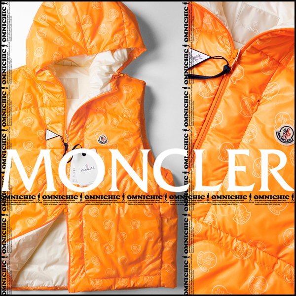 最大サイズ7■新品200,200円/安心正規品【MONCLER】モンクレール贅沢マルチモノグラムロゴが目を引くALKARABダウンベストジャケット/XXXXL