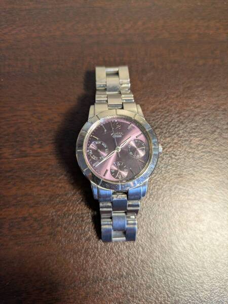 ■稼働品!!CITIZEN シチズン Wicca ウィッカ 6329-S004942 クォーツ レディース腕時計 電池交換済