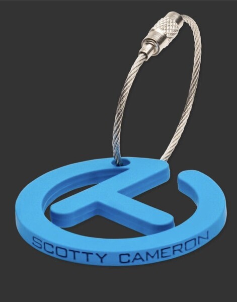 送料無料 新品 スコッティキャメロン キーフォブ ソフトタッチ サークルT ブルー SCOTTY CAMERON 2024 KEY FOB SOFT TOUCH CIRCLE T BLUE