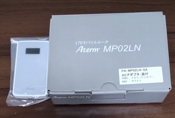 NEC Aterm MP02LN LTEモバイルルータ(送料込み) メタリックシルバー