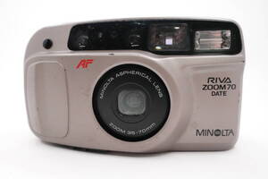 ★良品★ ミノルタ MINOLTA RIVA ZOOM 70 DATE コンパクトフィルムカメラ ★シャッター・フラッシュOK★ #2501-24-3-947