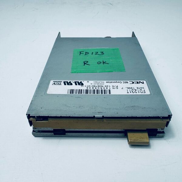 FD123 読み込みOK NEC FD1231T PC-9821など 3.5インチFDD