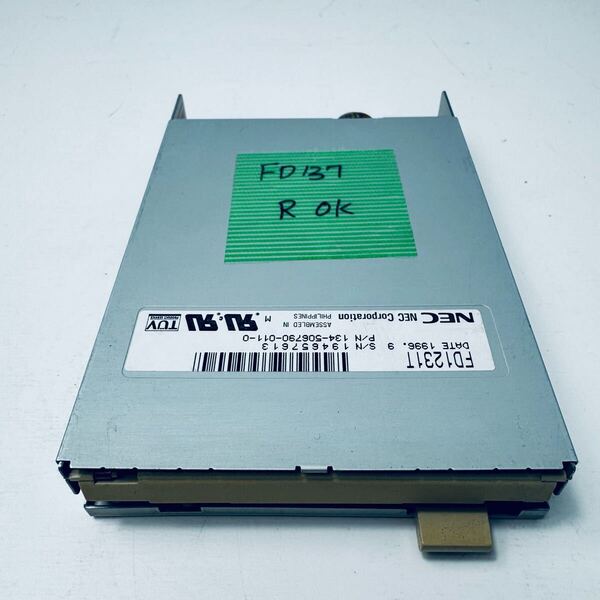 FD137 読み込みOK NEC FD1231T PC-9821など 3.5インチFDD