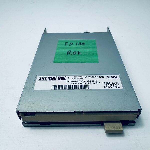FD138 読み込みOK NEC FD1231T PC-9821など 3.5インチFDD