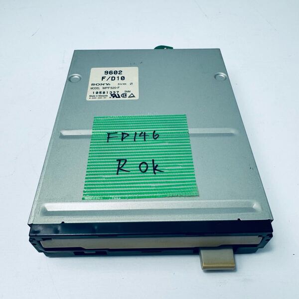 FD146 読み込みOK SONY MPF520-F PC-9821など 3.5インチFDD