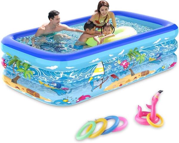 おうちプール大型プール 家庭用 ビニールプール 子供 150×105×50