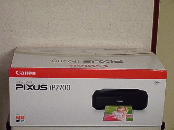 未使用品 iP2700 Canon キャノン PIXUS インクジェットプリンター ★純正インク付★ 送料無料