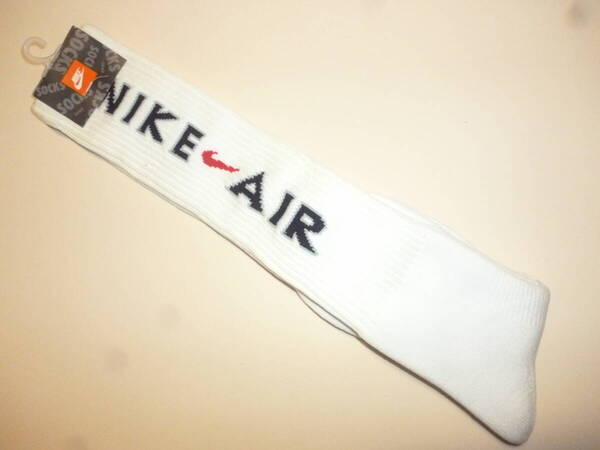ナイキ NIKE バスケ バレー 派手柄 厚手 パイル ハイソックス バッソク 黒・灰色・赤 27cm 新品 送料無料