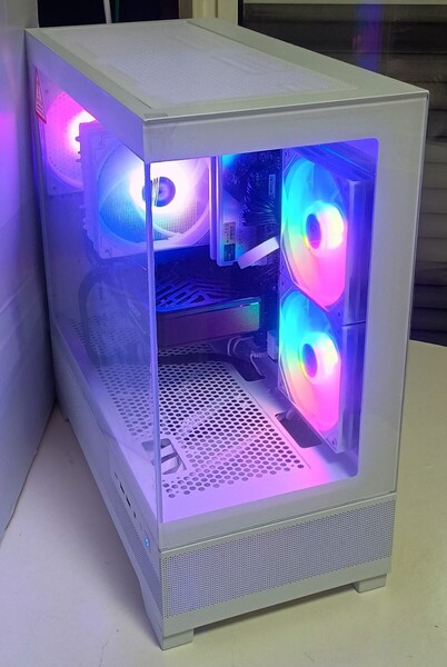 新品パーツ構成 ゲーミングPC Ryzen7 5700x メモリ32GB RTX5060 SSD1TB Windows11 WiFi ドラクエ FFベンチ
