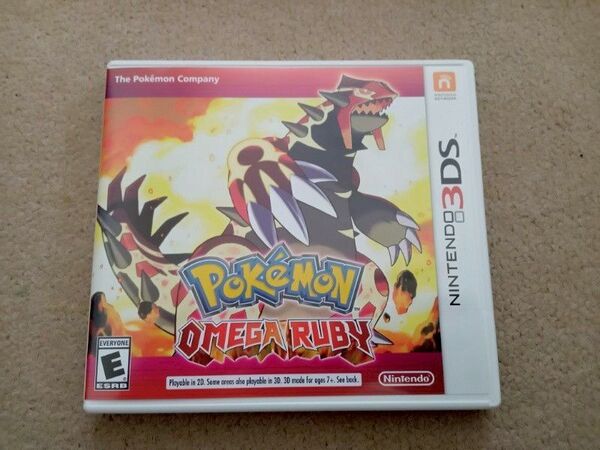 3DS ポケットモンスター オメガルビー 未受取ポケモンあり ポケモン ORAS 北米版 海外版 中古