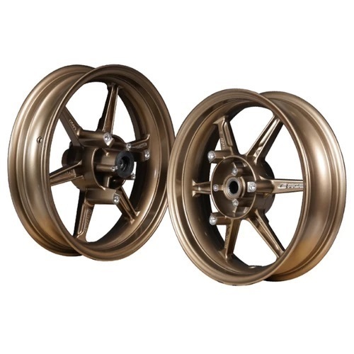 2021年PCX(JK05/KF47) RCB 6スポークデザインアルミホイール ゴールド色